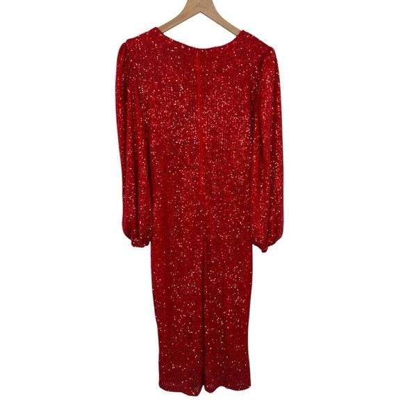 Ivy City Co Lady Dress in Red Sequin - Medium - Picture 6 of 13